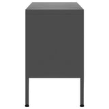 NNEVL TV Cabinet Anthracite 105x35x50 cm Steel