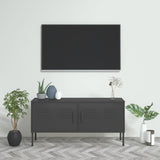 NNEVL TV Cabinet Anthracite 105x35x50 cm Steel
