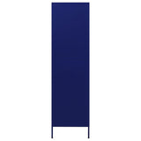 NNEVL Wardrobe Navy Blue 90x50x180 cm Steel