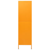 NNEVL Wardrobe Mustard Yellow 90x50x180 cm Steel
