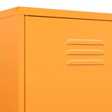 NNEVL Wardrobe Mustard Yellow 90x50x180 cm Steel