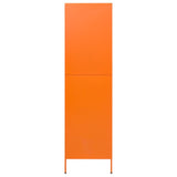 NNEVL Wardrobe Orange 90x50x180 cm Steel