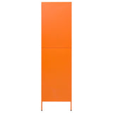 NNEVL Wardrobe Orange 90x50x180 cm Steel