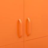 NNEVL Wardrobe Orange 90x50x180 cm Steel