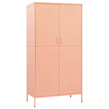 NNEVL Wardrobe Pink 90x50x180 cm Steel
