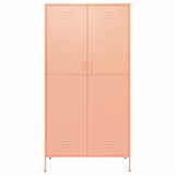 NNEVL Wardrobe Pink 90x50x180 cm Steel