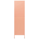 NNEVL Wardrobe Pink 90x50x180 cm Steel
