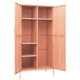 NNEVL Wardrobe Pink 90x50x180 cm Steel