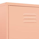 NNEVL Wardrobe Pink 90x50x180 cm Steel