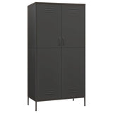 NNEVL Wardrobe Anthracite 90x50x180 cm Steel