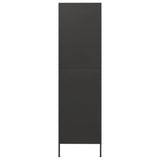 NNEVL Wardrobe Anthracite 90x50x180 cm Steel