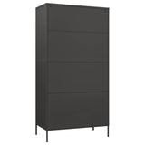 NNEVL Wardrobe Anthracite 90x50x180 cm Steel