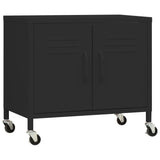 NNEVL Storage Cabinet Black 60x35x49 cm Steel