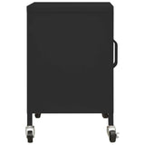 NNEVL Storage Cabinet Black 60x35x49 cm Steel