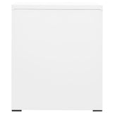 NNEVL Filing Cabinet White 46x62x72.5 cm Steel