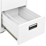 NNEVL Filing Cabinet White 46x62x72.5 cm Steel