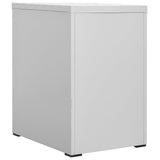 NNEVL Filing Cabinet Light Grey 46x62x72.5 cm Steel