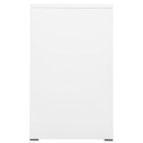 NNEVL Filing Cabinet White 46x62x102.5 cm Steel