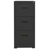 NNEVL Filing Cabinet Anthracite 46x62x102.5 cm Steel