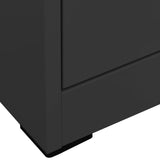 NNEVL Filing Cabinet Anthracite 46x62x102.5 cm Steel