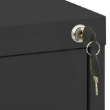 NNEVL Filing Cabinet Anthracite 46x62x102.5 cm Steel