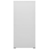 NNEVL Filing Cabinet Light Grey 46x62x133 cm Steel