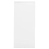 NNEVL Filing Cabinet White 90x46x103 cm Steel