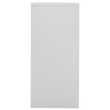 NNEVL Filing Cabinet Light Grey 90x46x103 cm Steel
