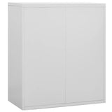 NNEVL Filing Cabinet Light Grey 90x46x103 cm Steel