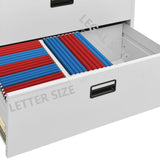 NNEVL Filing Cabinet Light Grey 90x46x164 cm Steel