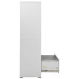 NNEVL Filing Cabinet Light Grey 90x46x164 cm Steel