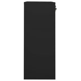 NNEVL Office Cabinet Black 90x40x102 cm Steel