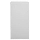 NNEVL Locker Cabinet Light Grey 90x45x92.5 cm Steel