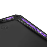 NNEVL Gaming Desk LED with Y Shape Black 110x60x75 cm
