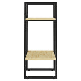 NNEVL 2-Tier Book Cabinet 40x30x70 cm Solid Pine Wood