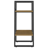 NNEVL 2-Tier Book Cabinet Brown 40x30x70 cm Solid Pine Wood