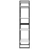 NNEVL 4-Tier Book Cabinet White 60x30x140 cm Chipboard