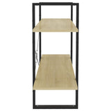 NNEVL 2-Tier Book Cabinet Sonoma Oak 100x30x70 cm Chipboard