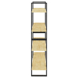 NNEVL 4-Tier Book Cabinet 100x30x140 cm Solid Pine Wood