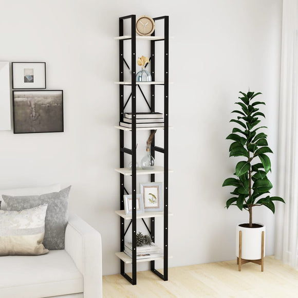NNEVL High Cabinet White 40x30x210 cm Solid Pine Wood
