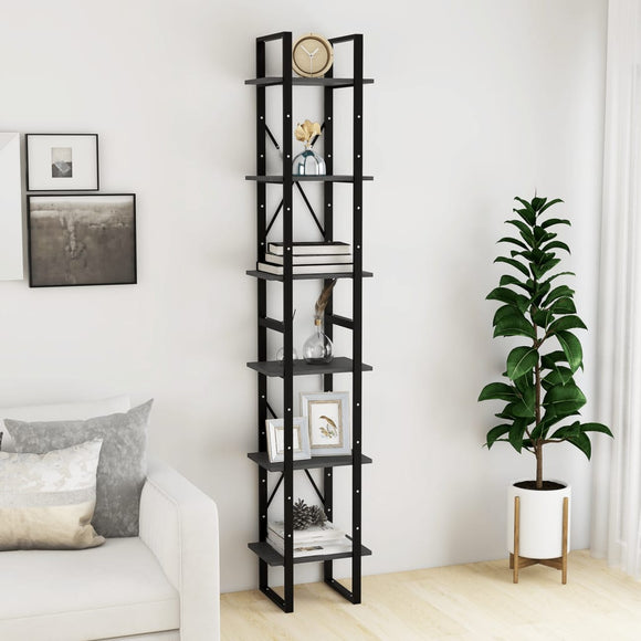NNEVL High Cabinet Grey 40x30x210 cm Solid Pine Wood
