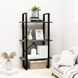 NNEVL Storage Shelf Grey 60x30x105 cm Solid Pine Wood