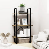 NNEVL Storage Shelf Brown 60x30x105 cm Solid Pine Wood