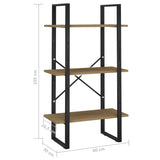 NNEVL Storage Shelf Brown 60x30x105 cm Solid Pine Wood