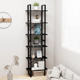 NNEVL Storage Shelves 2 pcs Black 60x30x210 cm Chipboard