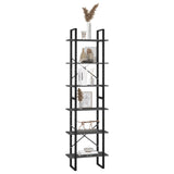 NNEVL Storage Shelves 2 pcs Grey 60x30x210 cm Chipboard