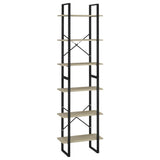 NNEVL Storage Shelves 2 pcs Sonoma Oak 60x30x210 cm Chipboard