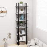 NNEVL Storage Shelves 2 pcs Concrete Grey 60x30x210 cm Chipboard