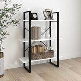 NNEVL Book Cabinet White 80x30x105 cm Chipboard