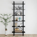 NNEVL High Cabinet Black 80x30x210 cm Chipboard